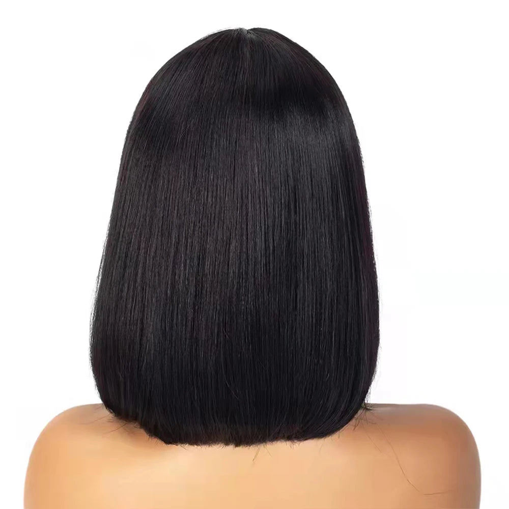 Straight Bob Wig With Bangs