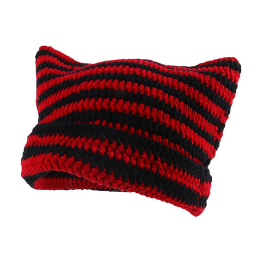 Cute Cat Ears Beanie Hats for Women