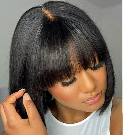 Middle Part Lace Wig Bob Wig