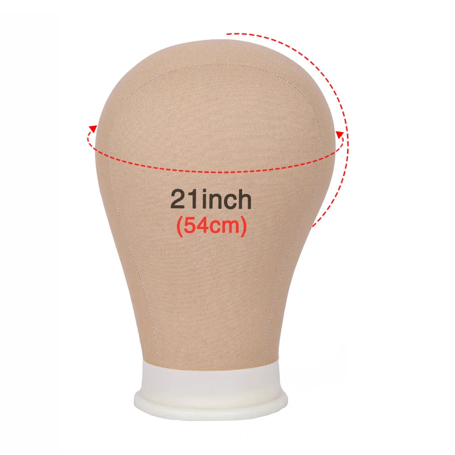 Training Mannequin Head Canvas Block Head Display Styling Mannequin Manikin Head Wig Stand Free Get T Needle Holder