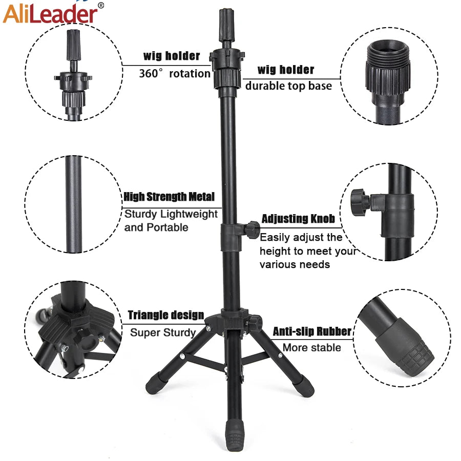 64CM Mini Tripod Stand for Hold Mannequin Head