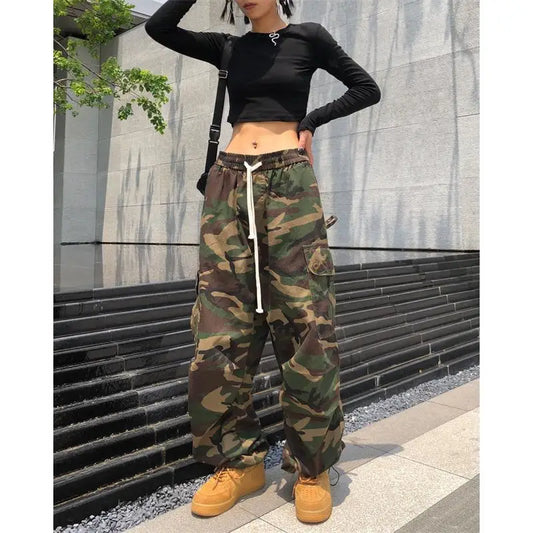 Women's Camo Pants Green